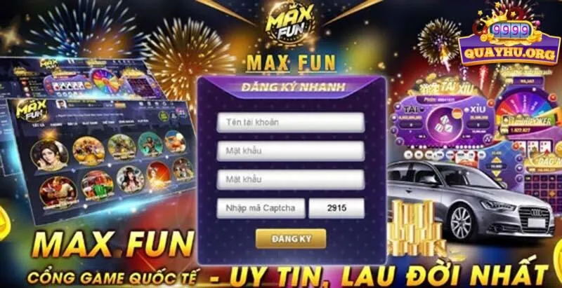 Mở tài khoản cược mới để trải nghiệm kho game Maxfun ngay hôm nay 