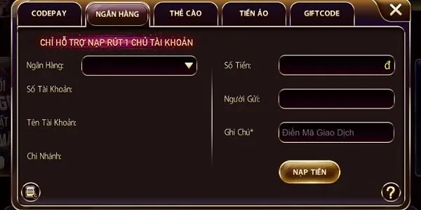 Hướng dẫn nhanh cách nạp/rút tiền tại cổng game Zowin